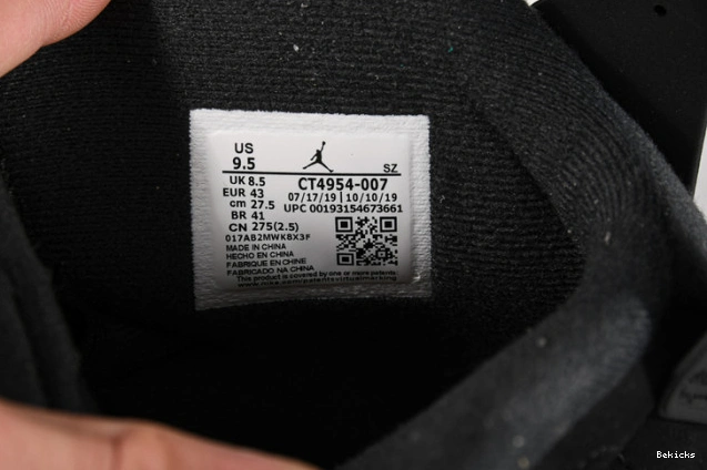 Rep BK ct4954-007 6 moments dmp defining 2020 jordan black air gold 1117